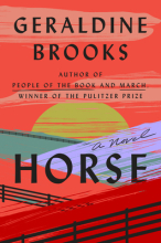 Cover art for Horse by Geraldine Brooks. 