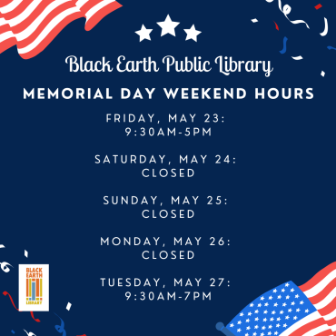Closed Memorial Day Weekend. Open again Tuesday, May 27 at 9:30am.